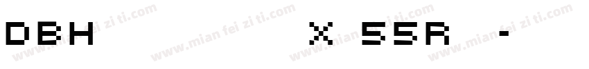 DBHelvethaicaX 55Reg字体转换